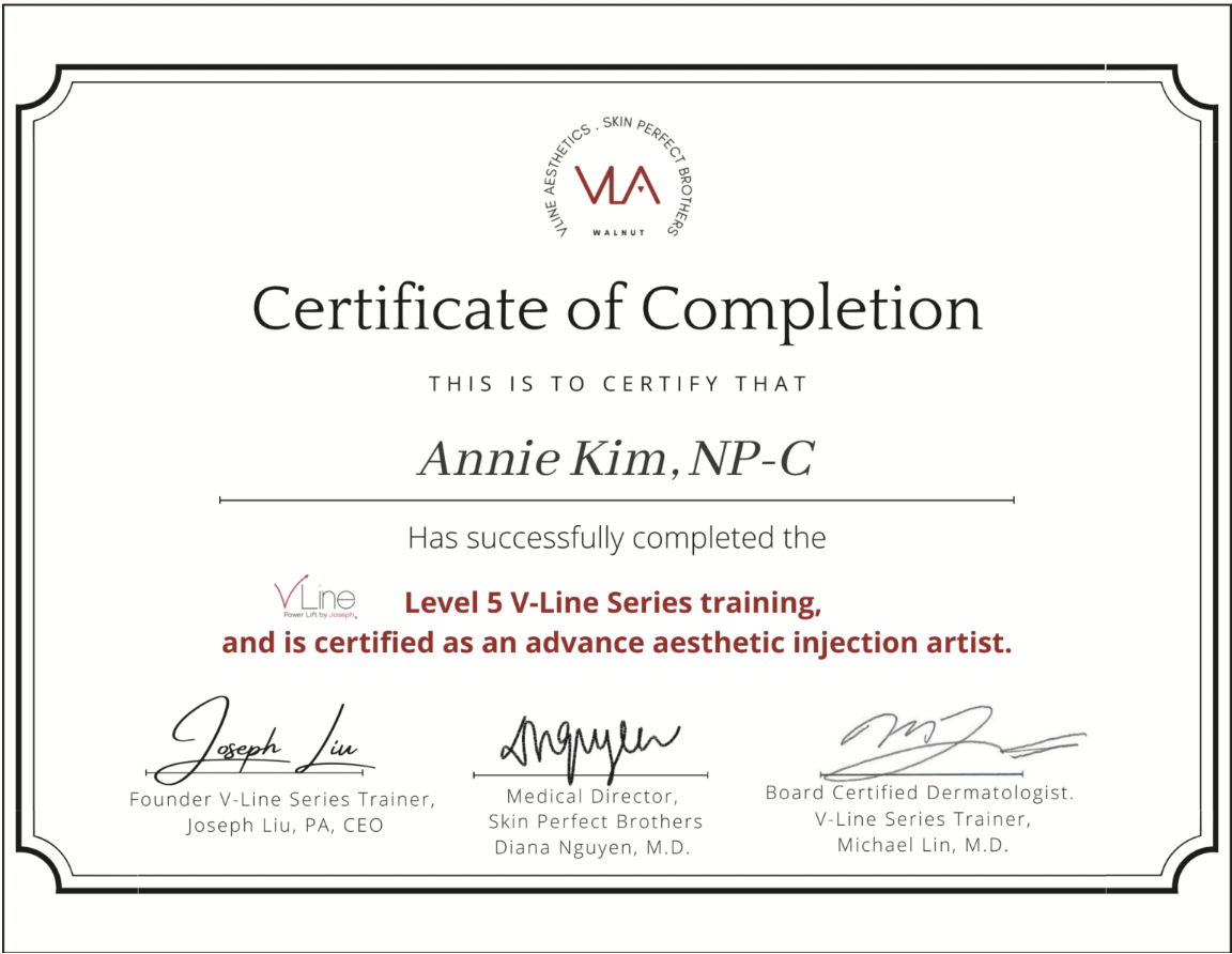 Joanne Kuo RN Certificate